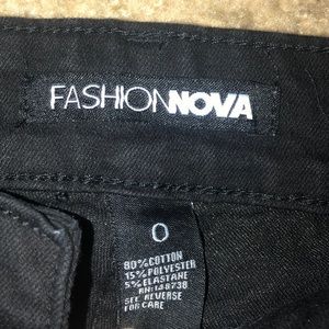 FASHION NOVA BLACK JEANS